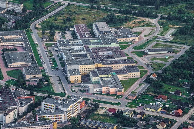 hospital building location